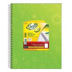 CUADERNO EXITO E7 21X27 COLEGIAL FORRADO X60H V/COLORES RAYADO (101980)