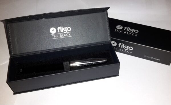 LAPICERA PLUMA PHILIPPE FILGO NEGRO/METAL (PHL-E1-N)