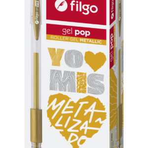 BOLIGRAFO FILGO ROLLER GEL POP METALIZADO V/COLORES X12U. (GP10-C12-MET)