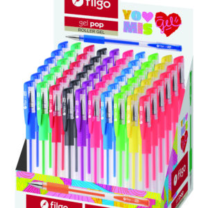 BOLIGRAFO FILGO ROLLER GEL POP GLITTER DISPLAY X60U. (GP10-D60-GLI)