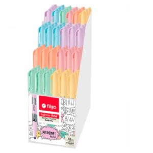 EXHIBIDOR FILGO RESALTADOR LIGHTER FINE PASTEL X72U (SLF-D72-PAS)