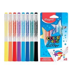 MARCADOR MAPED COLOR PEPS GLITTER X10(847110)