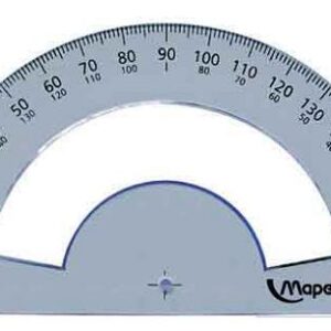 TRANSPORTADOR MAPED X 180º CRISTAL (146134)