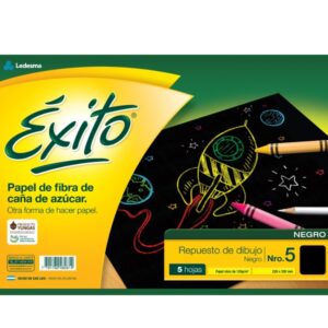 REPUESTO DE DIBUJO EXITO N°5 NEGRO X 5H. (101952)
