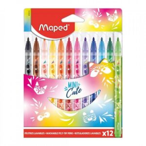 MARCADORES MAPED X 12 - MINI CUTE (845404)