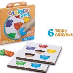 CRAYONES CARIOCA BABY OSITOS X 6U. (42956)