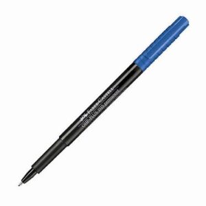 MARCADOR FABER CASTELL CD OHP F NEGRO/AZUL/ROJO/VERDE
