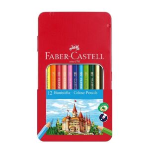 LAPIZ COLOR FABER CASTELL HEXAGONAL LATA X12U. (115801)