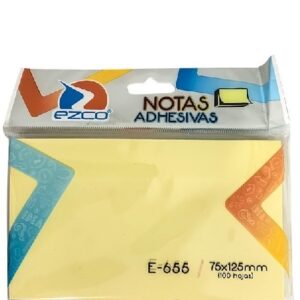 NOTAS ADHESIVAS EZCO 75X125 (E-655)