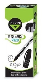 BOLIGRAFO PIZZINI SPAZIO 1MM X 50U. V/COLORES (AZ/NE/RJ/VE)