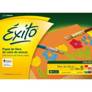BLOCK DE DIBUJO EXITO N°5 COLOR X 24H. (100008)