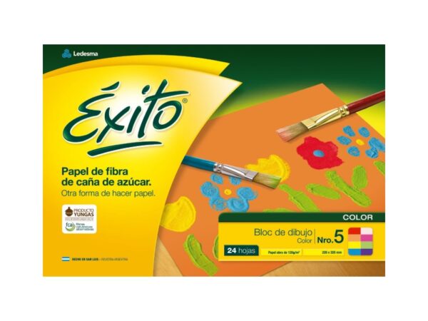 BLOCK DE DIBUJO EXITO N°5 COLOR X 24H. (100008)