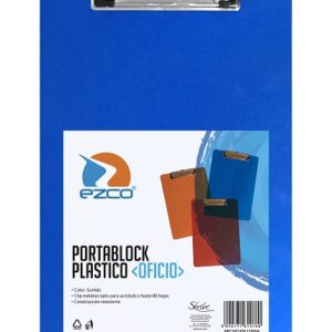 PORTA BLOCK EZCO OFICIO ACRILICO TRASLUCIDO (305200-FC)
