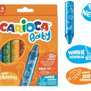 CRAYONES CARIOCA BABY WILD X 6U. (42892)