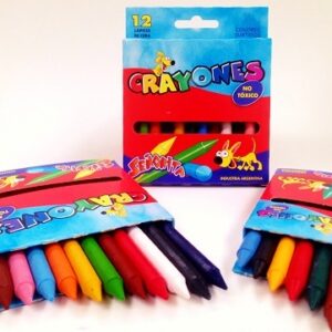 CRAYONES SEÑORITA X 12 CORTOS GORDOS (106-04)
