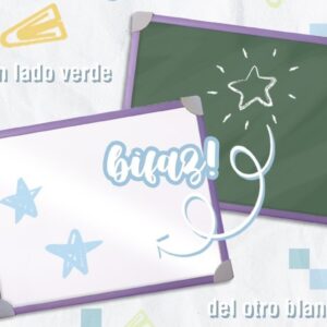 PIZARRA LIGGO 70X50 PASTEL 2 EN 1 V/COLORES (510-0621)