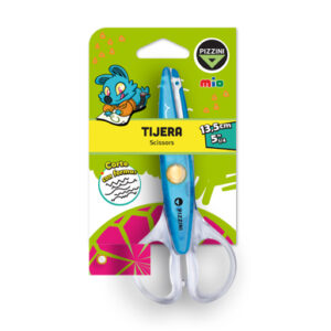 TIJERA PIZZINI ESCOLAR 14 CM CORTE CON FORMAS (PS80C)