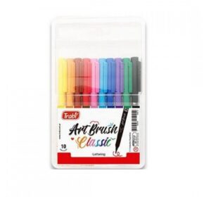 MARCADOR TRABI ART BRUSH CLASICOS PUNTA PINCEL X10U. (TR5921)