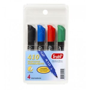 MARCADOR TRABI 410 PERMANENTE SURT. X4U. (TR5245)