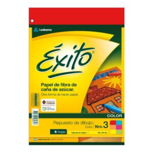 REPUESTO DE DIBUJO EXITO N°3 COLOR X 6H. (103213)