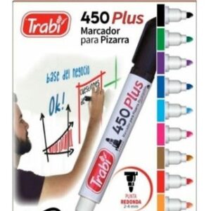 MARCADOR TRABI 450 PIZARRA SURT. X10U. BLISTER (TR6934)