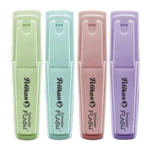 RESALTADOR PELIKAN FLASH PASTEL X10U V/COLORES C/U (L041900510)