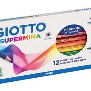 LAPIZ COLOR GIOTTO SUPERMINA X12U. (236000ES)