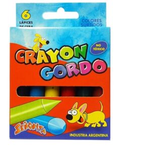 CRAYONES SEÑORITA X 6 CORTOS GORDOS