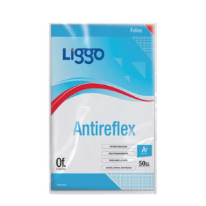 FOLIO LIGGO OFICIO ANTIREFLEX 40MIC. X 50U. (375-0110)