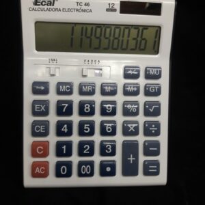 CALCULADORA LAMA TC46 GRANDE 12 DIGITOS SOLAR
