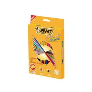 LAPIZ COLOR LARGOS BIC BICOLOR ESTUCHE X18U. (824302)