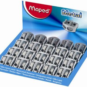 SACAPUNTAS METAL MAPED MAPED 2 BOCAS X20  (506700)