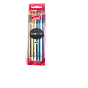 LAPIZ COLOR TRABI METALIZADO LARGOS X 6U. (TR7904)