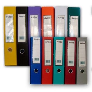 BIBLIORATO AVIOS PVC OFICIO V/COLORES (0250)