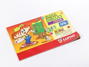BLOCK DE DIBUJO LUMA Nº6 COLOR X 24H (81-61)