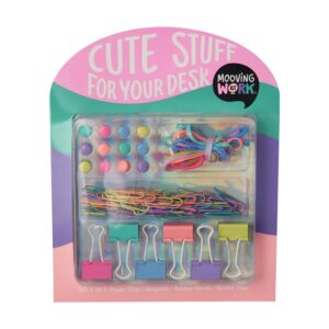 KIT MOOVING MAW MANIA 4 EN 1 CLIPS+MAGNETS+BANDS+CLIP PAPER - MULTICOLOR (2112060401)