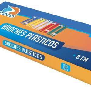 BROCHE NEPACO EZCO X 50U. DE PLASTICO