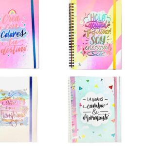 CUADERNO REYSA LINEA MOTIVACION CREATIVA TAPA DURA 15X21 80H C/ESP (1012)