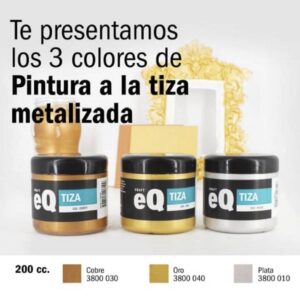 PINTURA EQ ARTE A LA TIZA PLATA/ORO (3800010200)