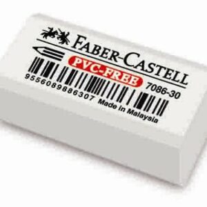 GOMA DE BORRAR FABER CASTELL PLASTICA LAPIZ 7086 X30U. (188730)
