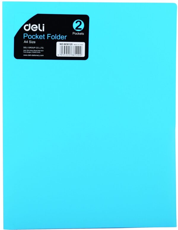 CARPETA DELI PRESENTACION A4 PP 2 BOLSILLOS COLSUR X5  (E38120)
