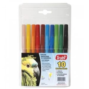 MARCADOR TRABI JUNIOR  X10U. SURT. BLISTER (TR5151)