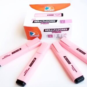 RESALTADOR EZCO CHATO PASTEL V/COLORES C/U (220002P)