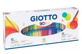 SET 90 GIOTTO 50 LAPICES/ 40 MARCADORES TURBO COLOR (2575000)