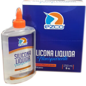 ADHESIVO EZCO SILICONA LIQUIDA X 250 ML C/U.