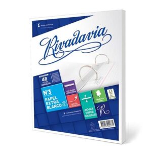 REPUESTO RIVADAVIA C/BANDA X48H CUADRICULADO (492323)