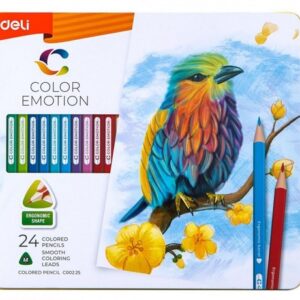 LAPIZ COLOR DELI EMOTION X 24U. LARGOS LATA (C00225)