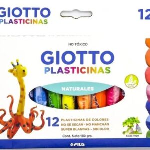 PLASTILINA GIOTTO "COLORES NATURALES" X12U. (300005)