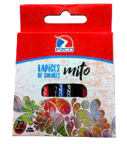 LAPIZ COLOR EZCO MITO X12U. CORTO HEXAGONAL (172102)
