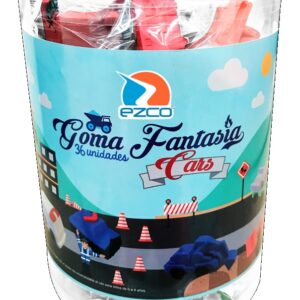 GOMA DE BORRAR EZCO CARS TUBO X36U.
